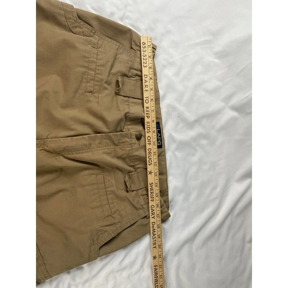 LA Police Gear Atlas Tactical Pants Mens 38x30‎ Coyote Brown Ripstop Cargo LAPG